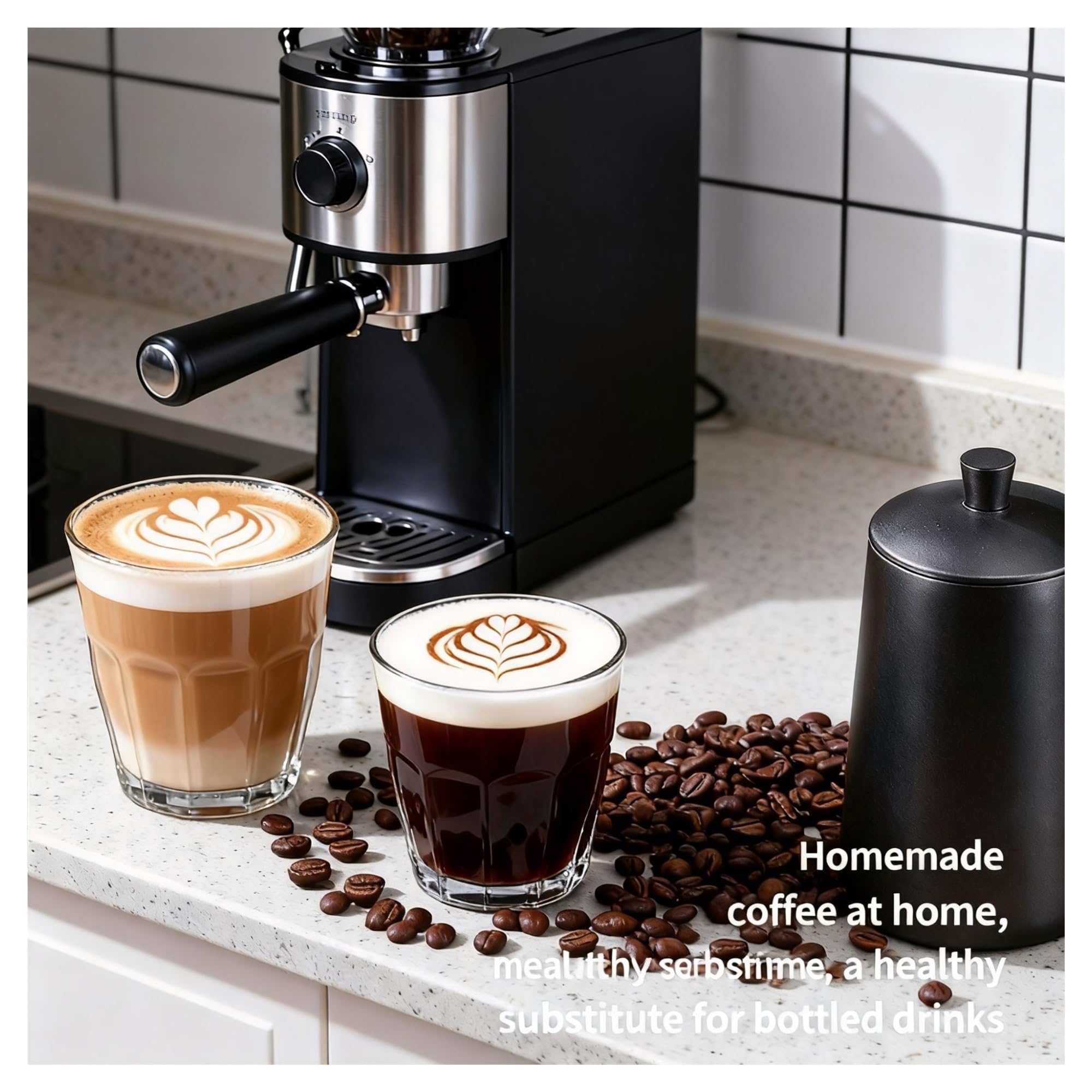 500 g kleine Kaffeebohnen, mittlere Röstung, nussiger Geschmack, runde und pralle Bohnen