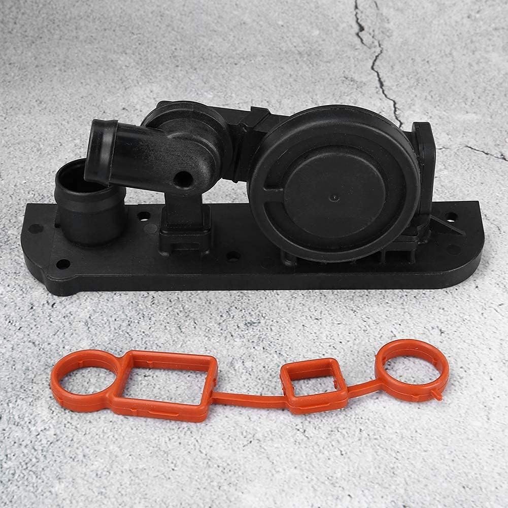 Aramox Soupape PCV, tuyau d'évent de soupape de reniflard PCV 06F129101N ABS Noir