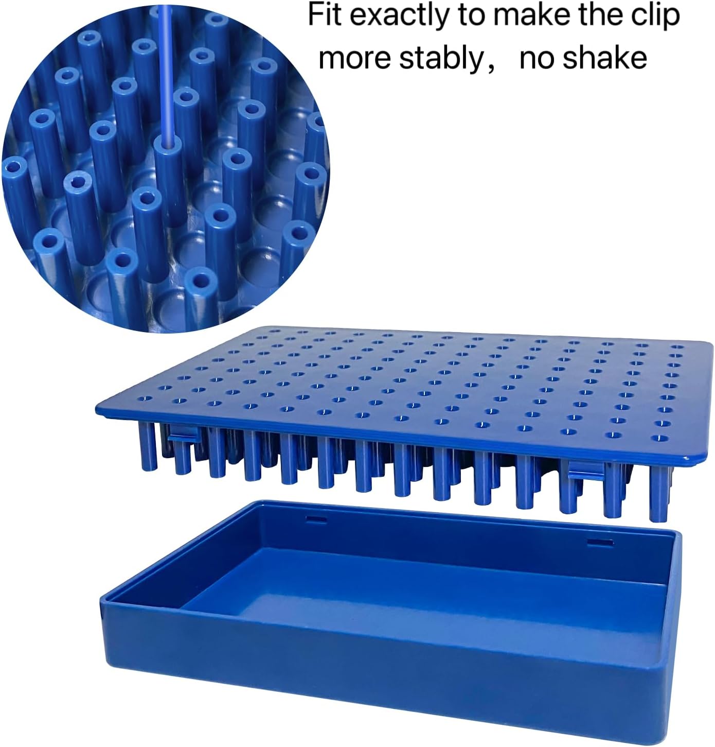 Painting Stand Base Holder with 12PCS Bendable Alligator Clip Sticks (with Sturdy Rubber Tips) - Modeling Tools for Airbrush Spraying, Gundam Hobby Model Assembly, and DIY Card Photo Memos（Blue）