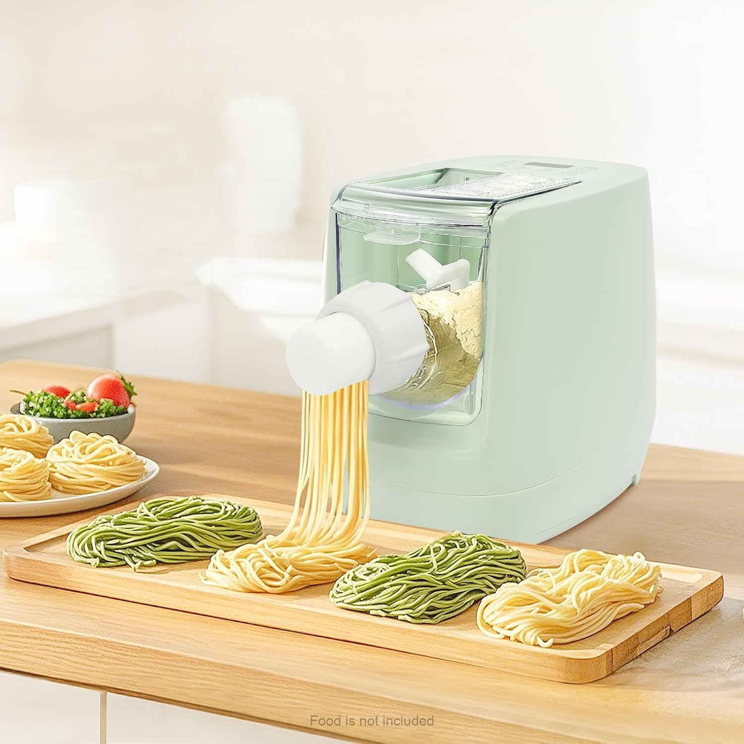 Electric Automatic Pasta Maker Machine, 260W Household Pasta Maker with 13 Shape Discs for Homemade Noodles, Spaghetti, Dumpling Skins and Hollow Noodles, Automatic Noodle Maker for Home Kitchen Use