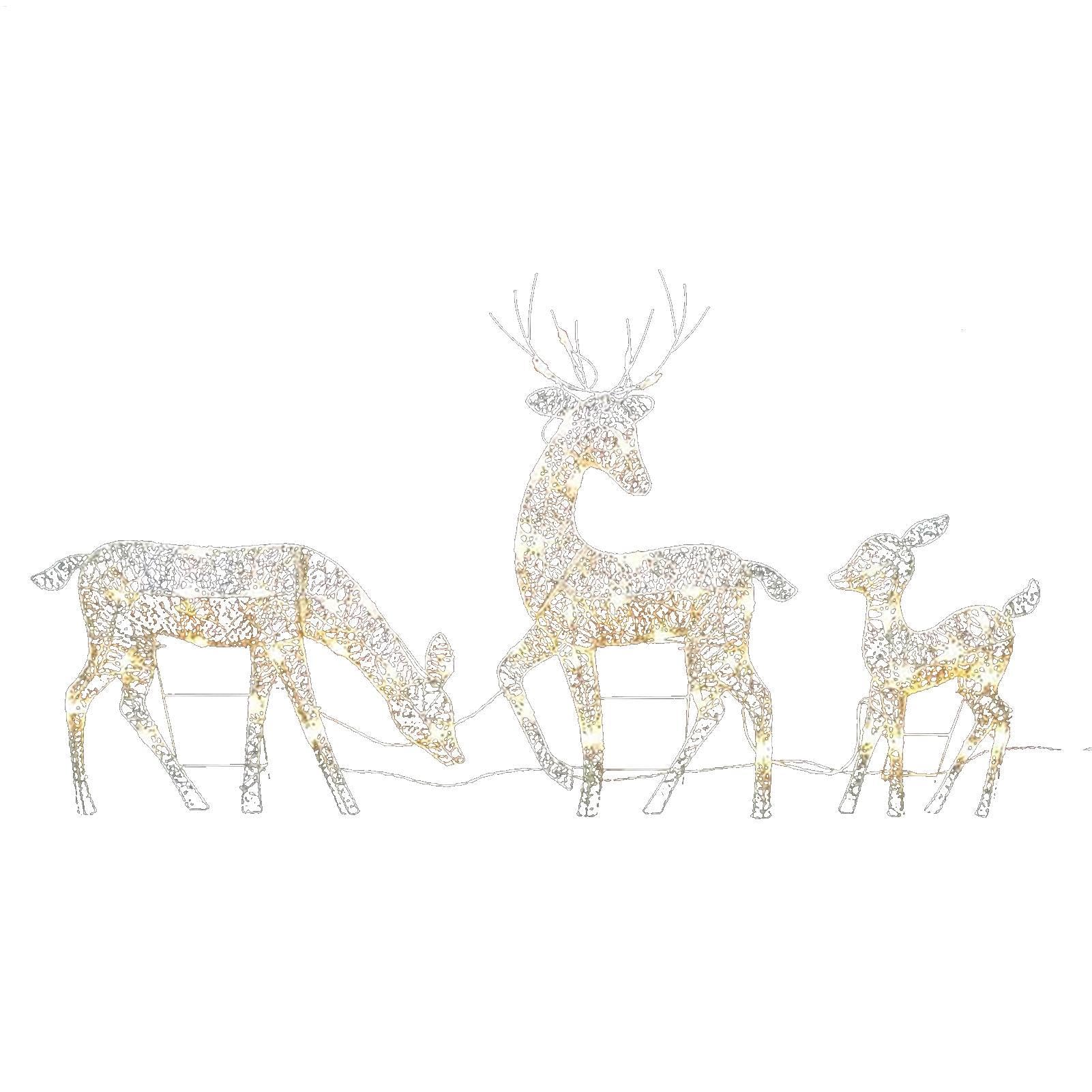 Renne Illuminate Da Giardino, Cervi Natalizi, Renna Di Natale Luminosa Sagoma, Decorazioni Per Esterni Con Renne, Vacanze Resistenti Alle Intemperie, Per Uso In Interni Ed Esterni