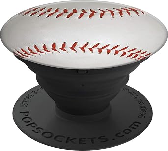 PopSockets Collapsible Grip & Stand for Phones and Tablets - Baseball