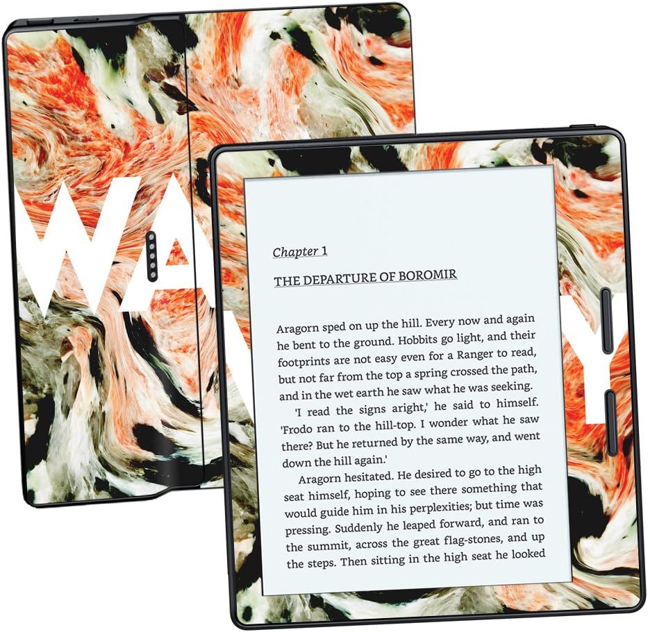 MightySkins Skin Compatible with Amazon Kindle Oasis 6" (8th Gen) - Wavy | Protective, Durable, and Unique Vinyl Decal wrap Cover | Easy to Apply, Remove, and Change Styles | Made in The USA
