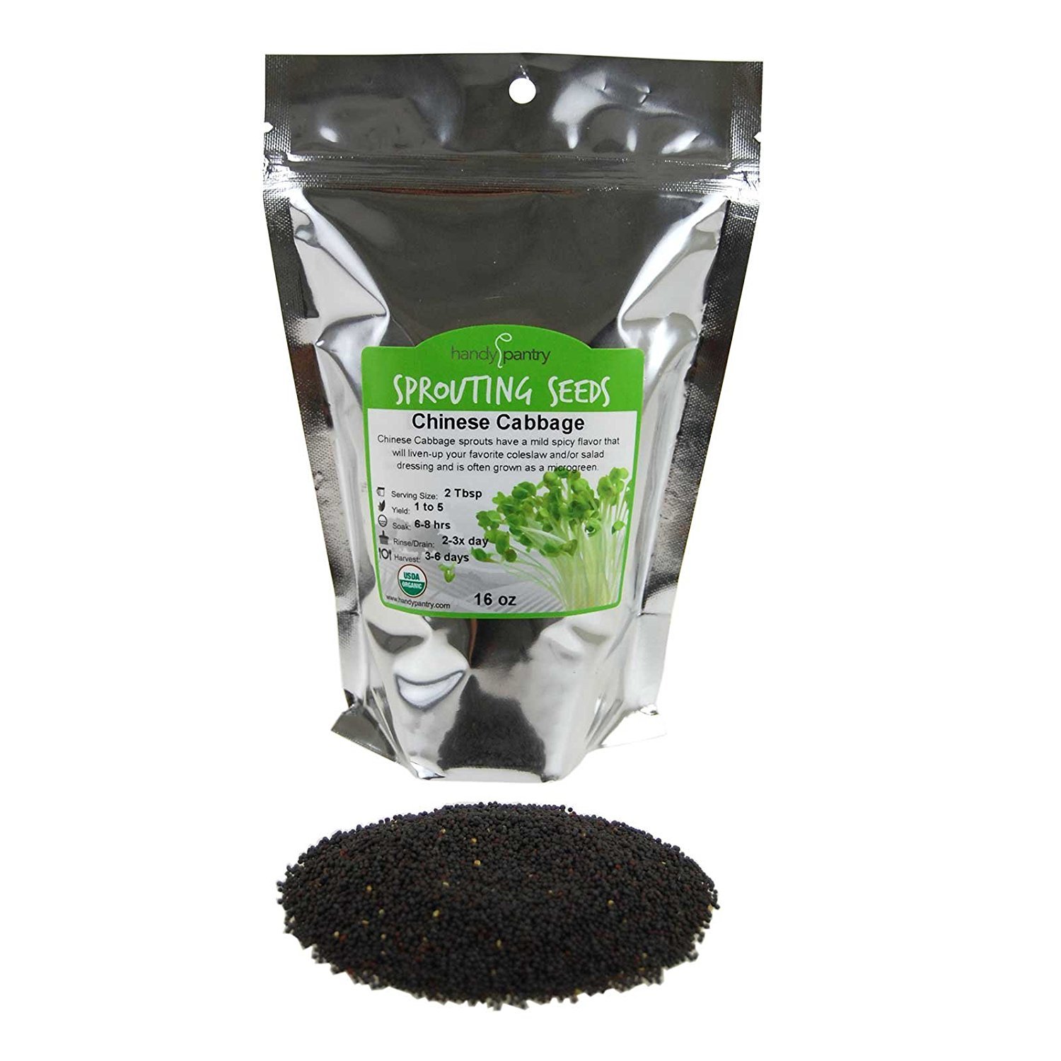 Handy Pantry Chinese Cabbage Sprouting Seed 1 Lb