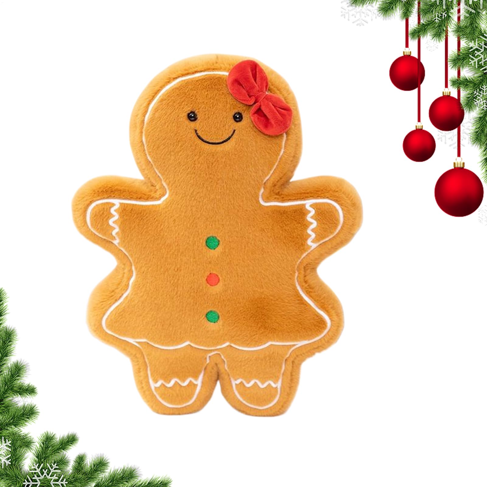 Coussin décoratif de Noël en forme de sapin doux pour canapé et lit