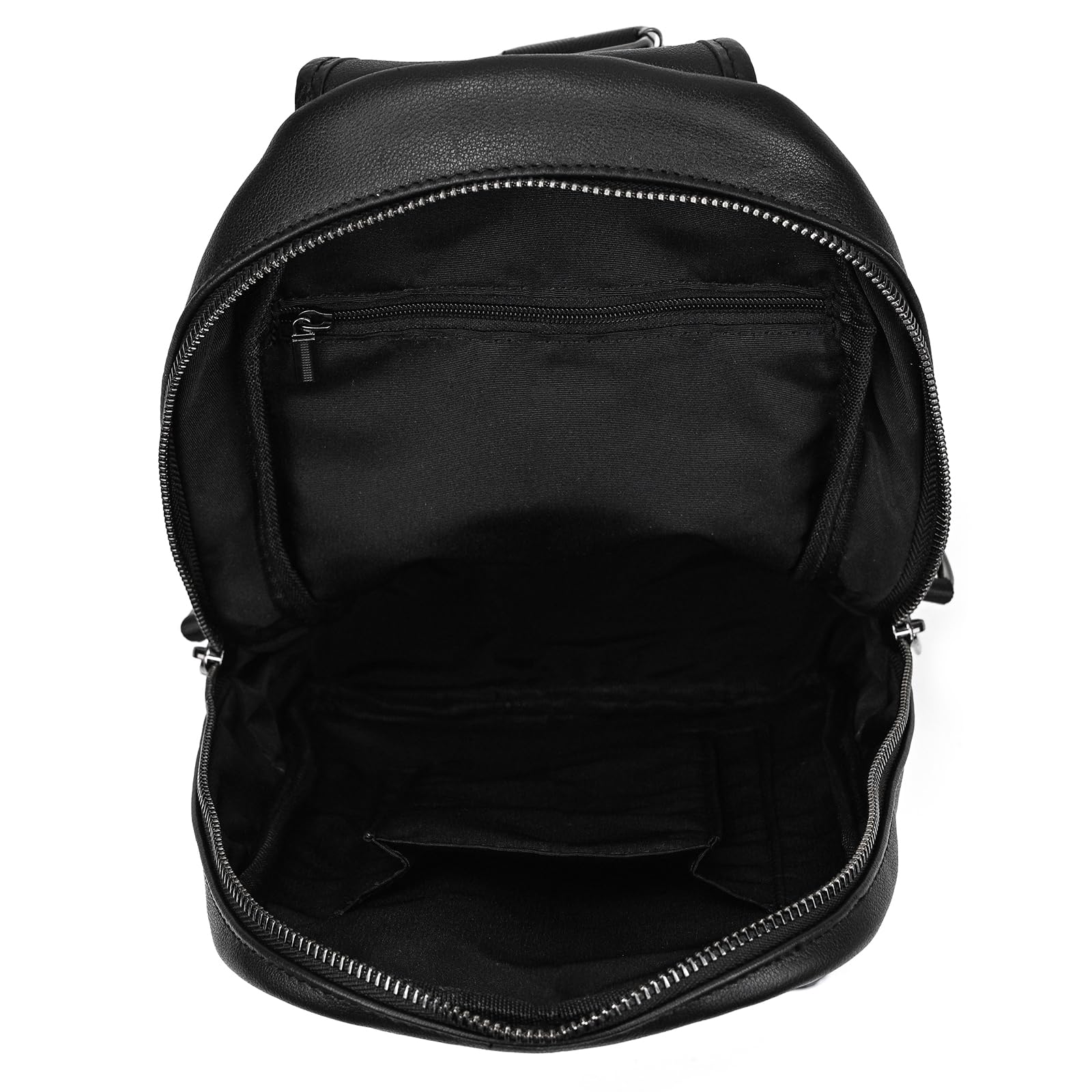 newsbirds Genuine Leather Sling Bag Multi-pocket Chest Bag for Men Hiking Travel Daypack