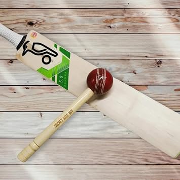 Cricket Best Buy CBB Cricket Bat Mallet - Cricket Bats Wooden Mallet Hammer Leather Ball, Heavy Duty Knocking Mallet Bat Hammer with 13 Inches Handle, Wooden Mallet