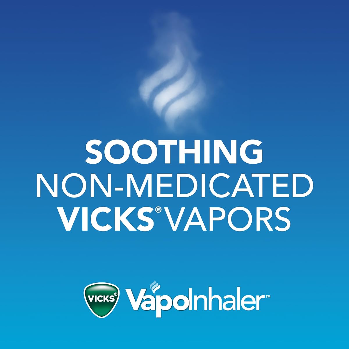 Vicks VapoInhaler, On-the-Go Portable Nasal Inhaler, Non-Medicated, With Refreshing Vicks Vapors, Menthol Scent , 2 Scented Sticks image 1
