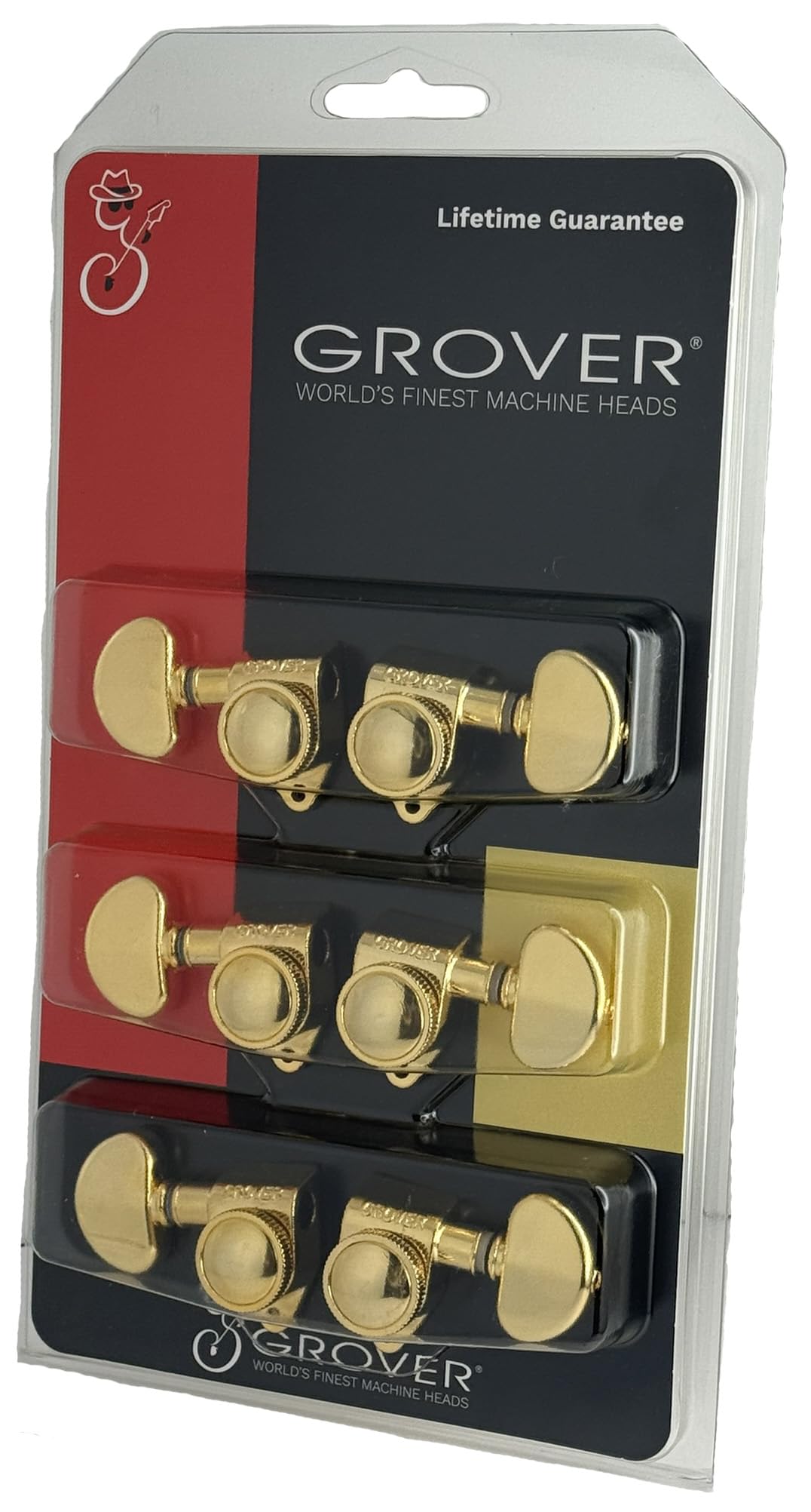 Amazon.com: Grover 502G ROTO-GRIP Locking Rotomatics Guitar Tuners