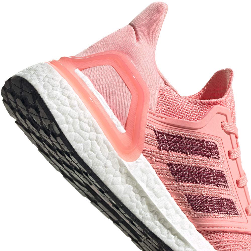 adidas Damskie buty do biegania Ultraboost 20 W, Różowy, glory pink (róż glory), maroon (bordowy), signal coral (koralowy signal), 37 1/3 EU