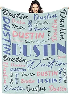 Personalized Blankets for Kids with Names Customized Blankets with Name for Adult Custom Blanket Gift for Birthday Christmas Valentines Day Gift
