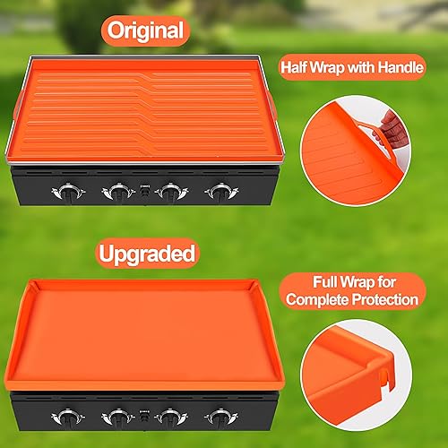 Miniatura 2 de NancyL Funda de silicona de 36 pulgadas para Blackstone, alfombrilla protectora de 36 pulgadas para parrilla protectora de Blackstone, kit de