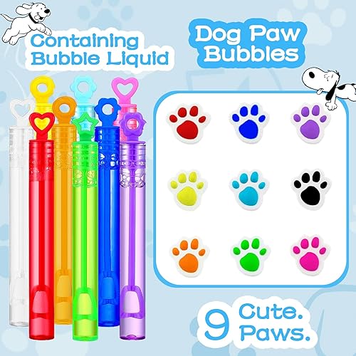 Miniatura 3 de 45 varitas de burbujas para perros para niños, recuerdos de fiesta de Patrulla Canina, decoraciones de cumpleaños de fiesta de patrulla, recuerdos