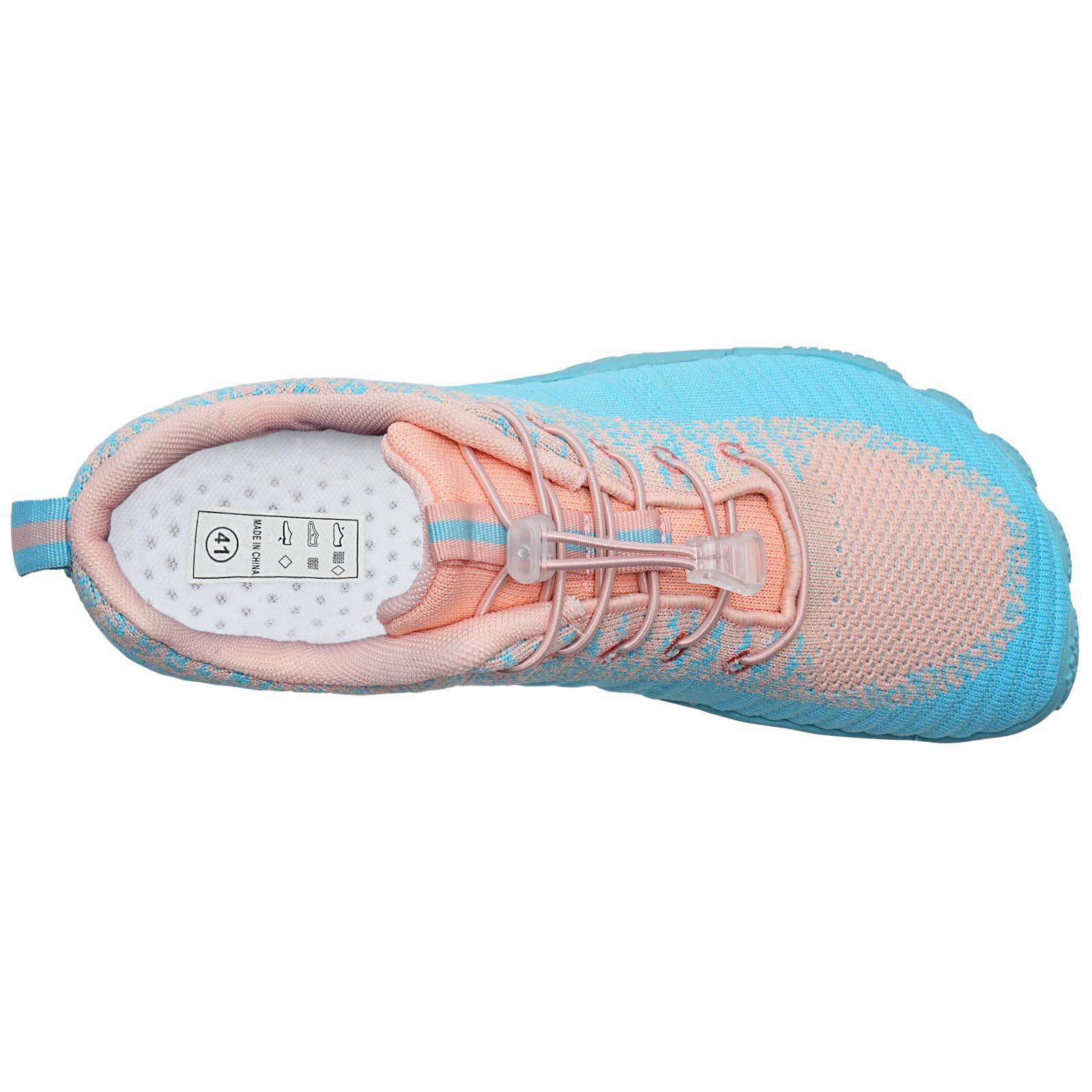 WateLves Zapatos de agua para hombre y mujer, calcetines de playa, transpirables, anchos, para nadar al aire libre, caminar, antideslizantes, para piscina, senderismo, kayak, buceo, surf, A-rosa/azul,