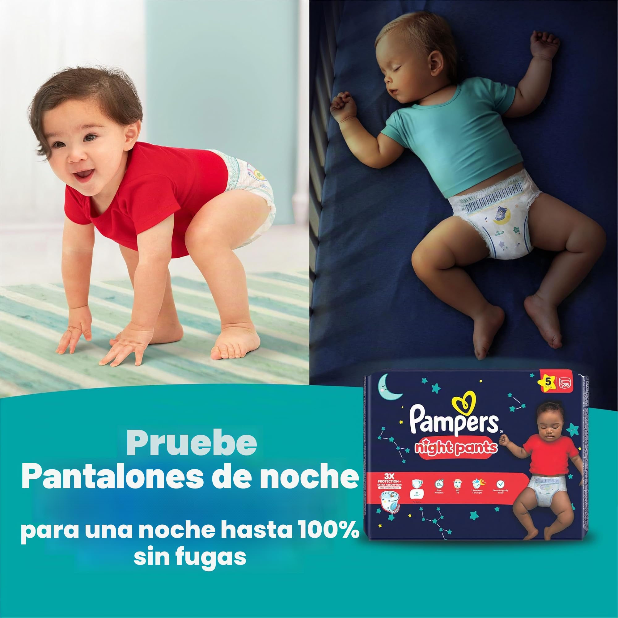 Pampers Baby-Dry Pants - Pañales (7 x 126 unidades, 1 mes)
