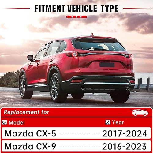 Miniatura 2 de Escobillas limpiaparabrisas de repuesto para Mazda CX-5 CX-9 2017 2018 2019 2020 2021 2022-2024 CX5 CX9 calidad original de fábrica juego de