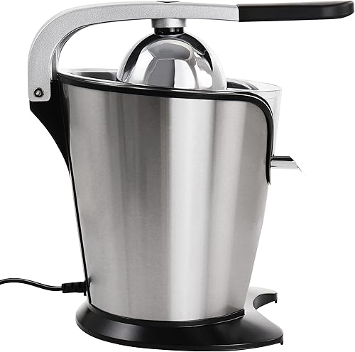 Miniatura 3 de MegaChef Exprimidor eléctrico de cítricos de acero inoxidable