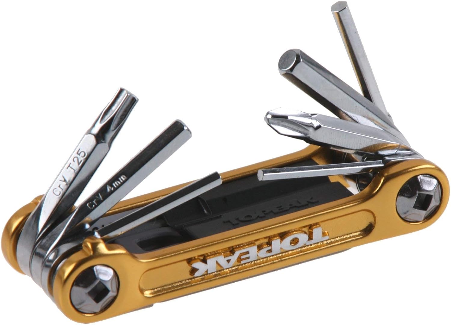 Topeak mini bike tools Mini 9 Pro folding tool gold