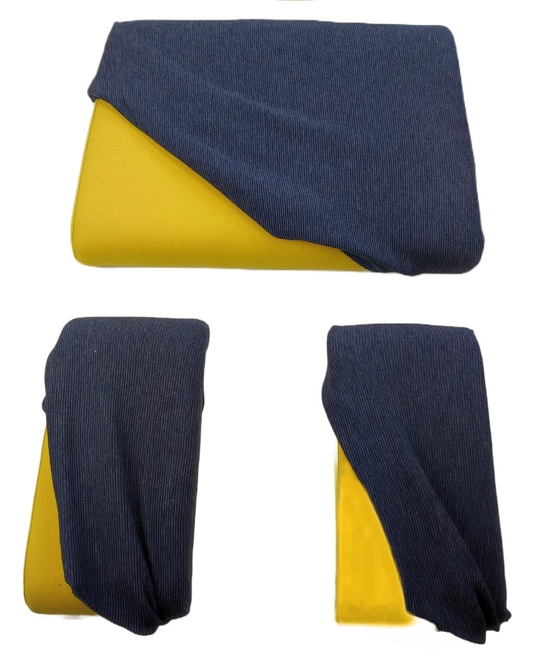 ergositting Set Fodere elasticizzate colore Blu per sedia ergonomica - 3 pezzi (sedile + 2poggiaginocchia)