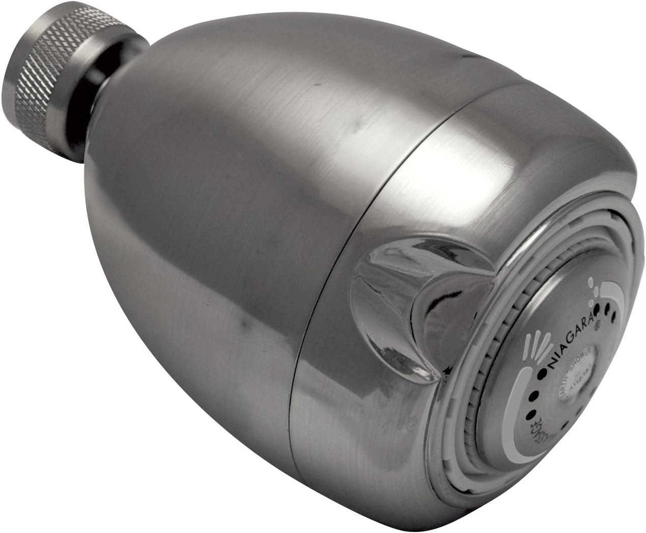 Niagara Conservation High Efficiency 1.5 GPM Earth Spa 3-Spray Showerhead in Brushed Nickel, N2915BN