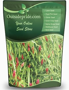 Outsidepride Gardenway Cover Crop Seeds - 5 lbs Nutrient-Rich Seed Mix for Soil Health Improvement & Home Gardens - Mixture of Triticale, Peas, Oats, Vetch, Annual Ryegrass, Crimson Clover