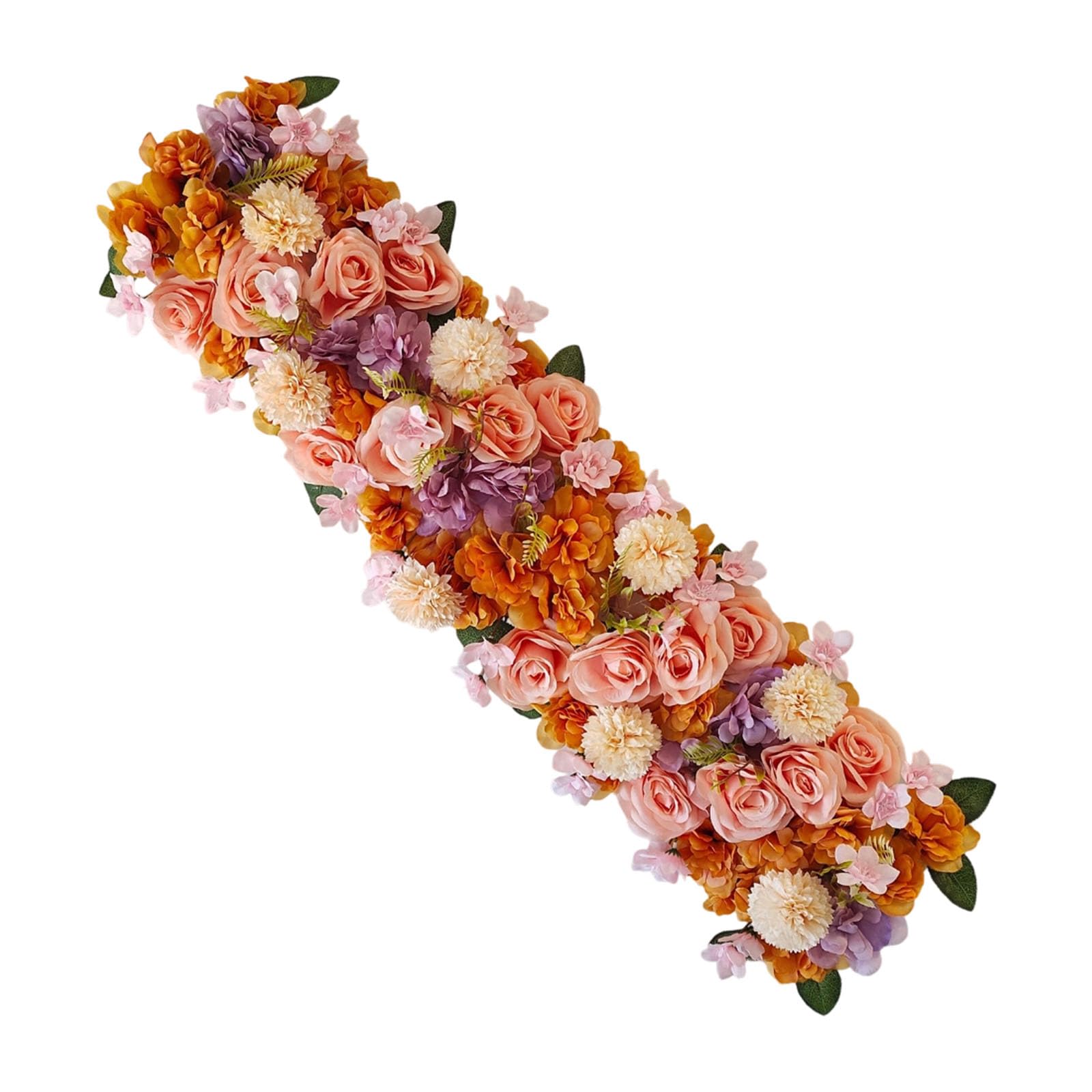 Tsophreniq Efficient Artificial Flower Garlands for Event Weddings Quick Assembly Portable Easy Transport Flowers Customizable Floral Backdrop