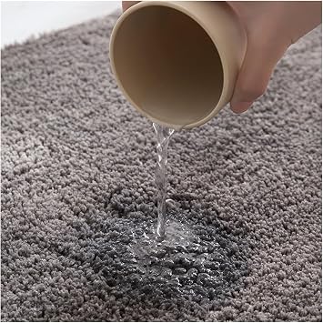 Quadrant Curved Shower Mat Solid Color Thick Shower Room Absorbent Floor Mat Soft Fur Foot Bathroom Non-slip(Black)