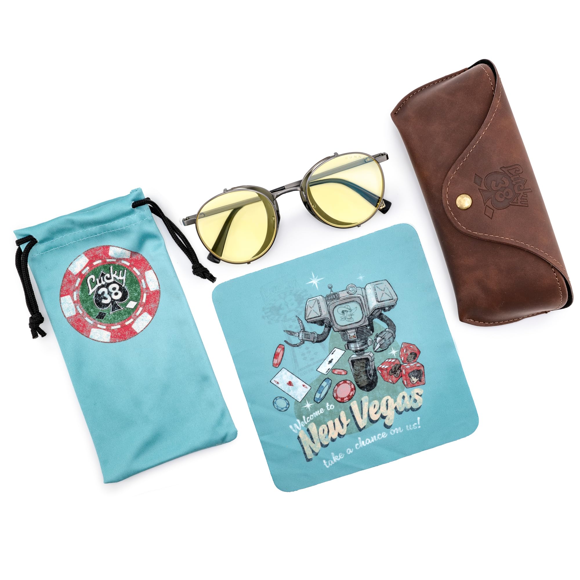 GUNNAR x Fallout Okulary z filtrem światła niebieskiego - Lucky 38