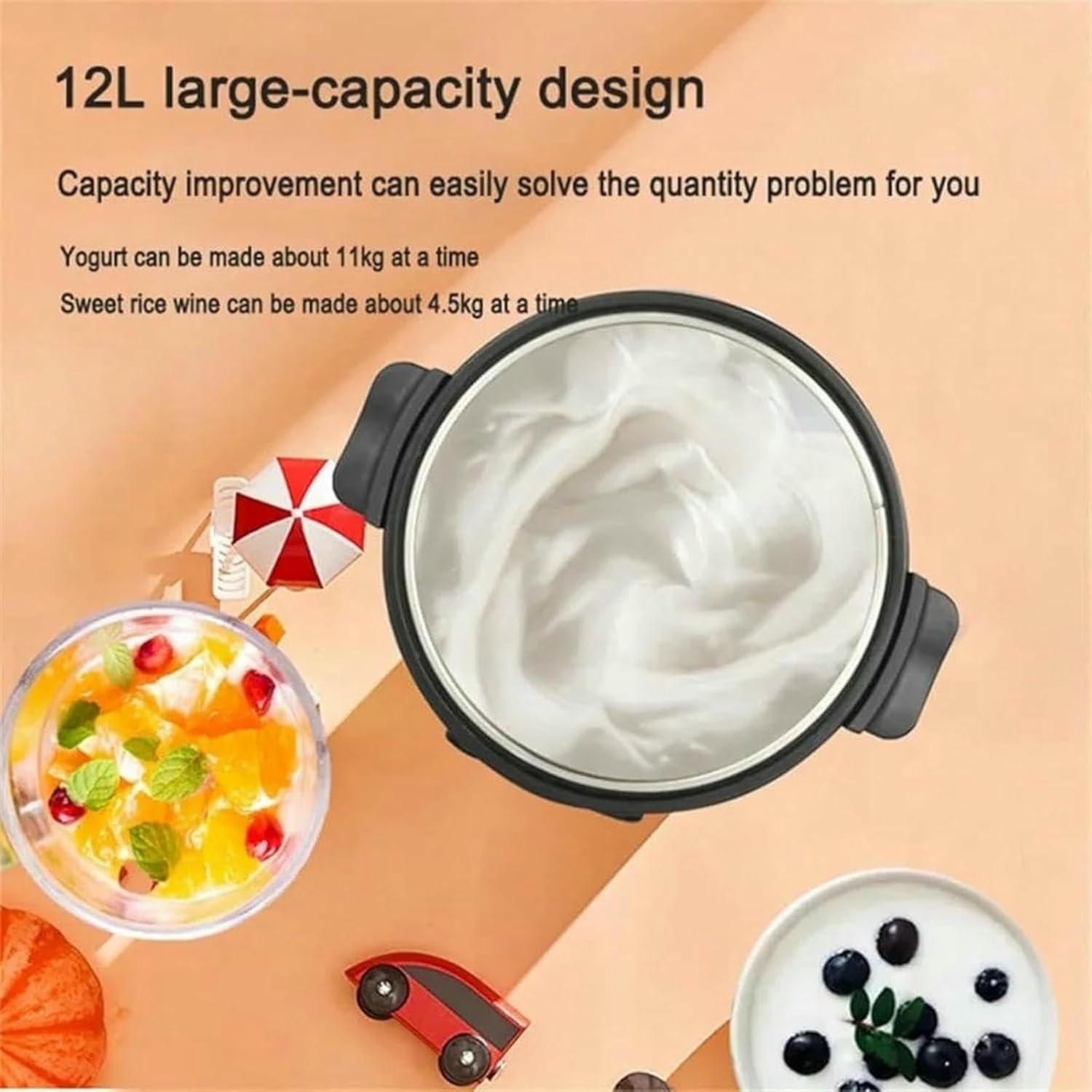 12L Yogurt Fermentary Machine, Automatic Home Fruit Fruit Fermentation Machine