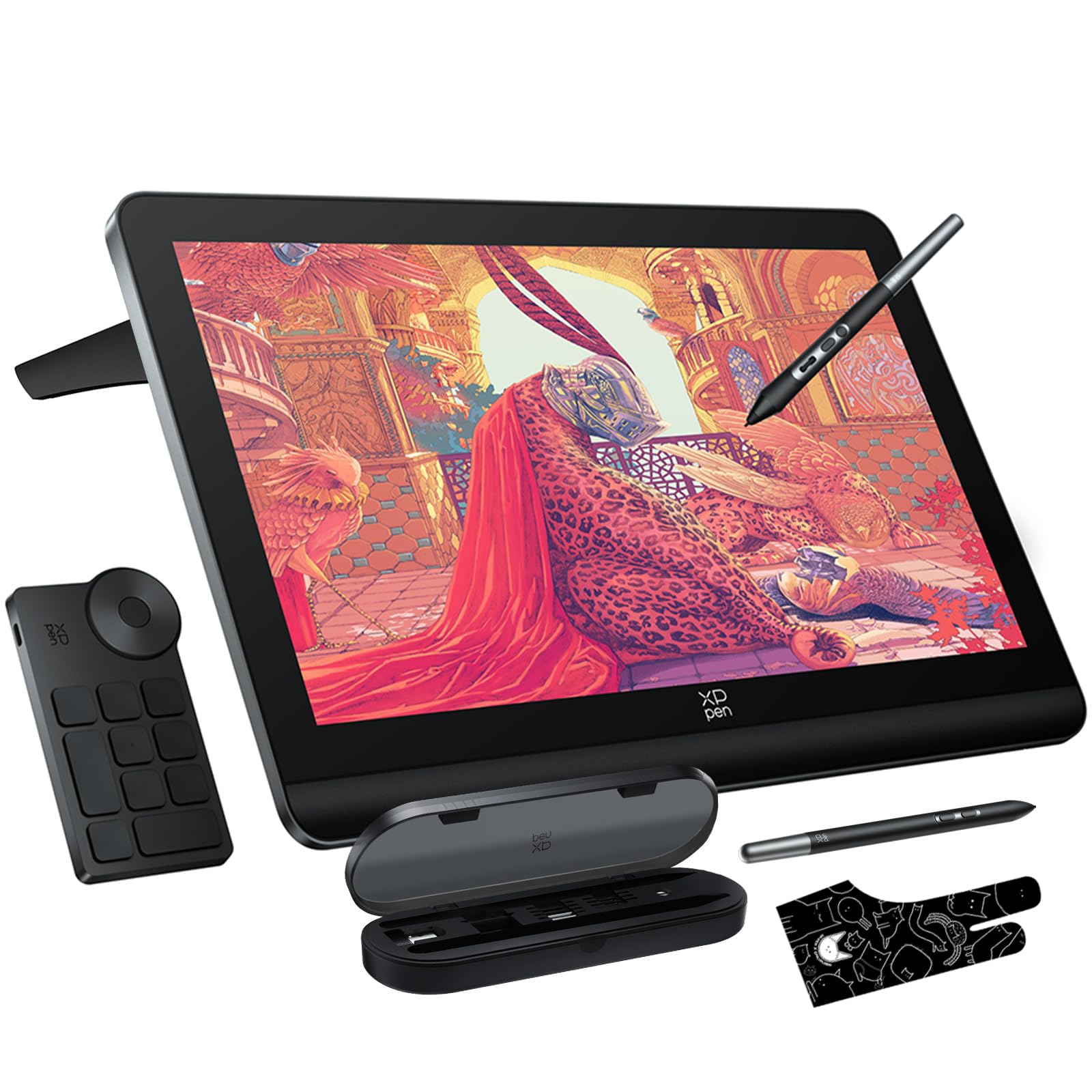 XPPen Artist Pro 19 Gen 2 Grafiktablett mit Display, 18.4 Zoll 4K UHD mit 1pc ACG15 Handschuh