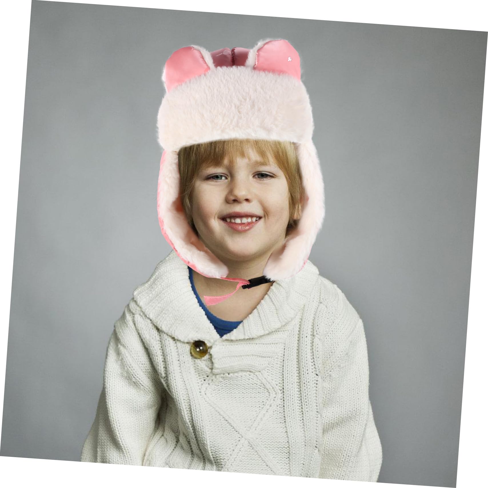 BESPORTBLE Cappello Termico Ragazzo Ragazza con Paraorecchie Berretto Caldo Antifreddo Design con Visiera per Neve e Sport Invernali