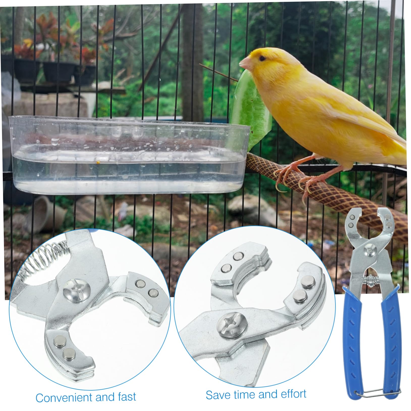 OFFSCH Multi-Function Chicken Cage and Duck Cage Pliers Fasten Clips Buckle Pliers for Chicken Wire Frame and Coop Wire