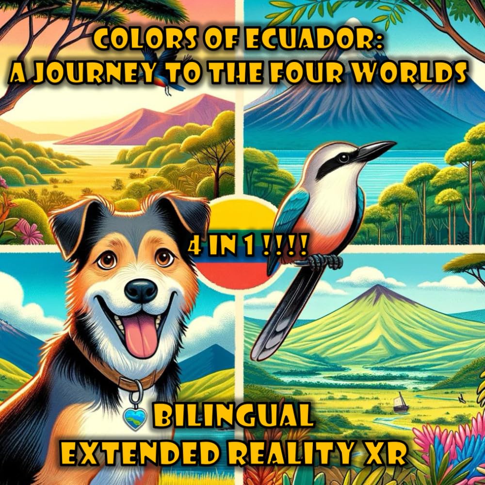 Colors of Ecuador: The Four Worlds - A Journey Through the Andes, Amazon, Coast, and Galapagos: Coloring & Discovering: A Learning Journey (Colors of Ecuador: A journey to the four worlds)