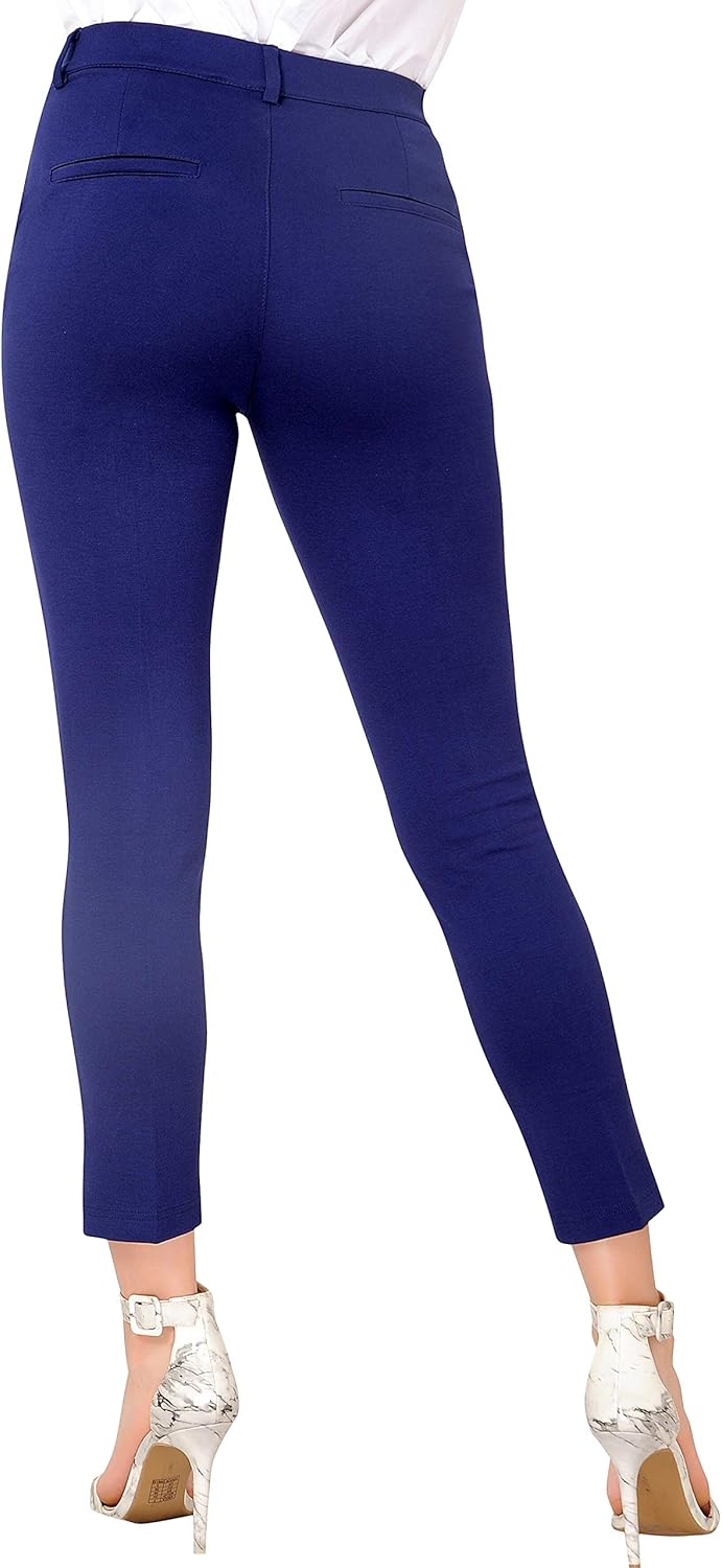 Marycrafts Women's Pull On Stretch Yoga Dress Business Work Pants - Image 2