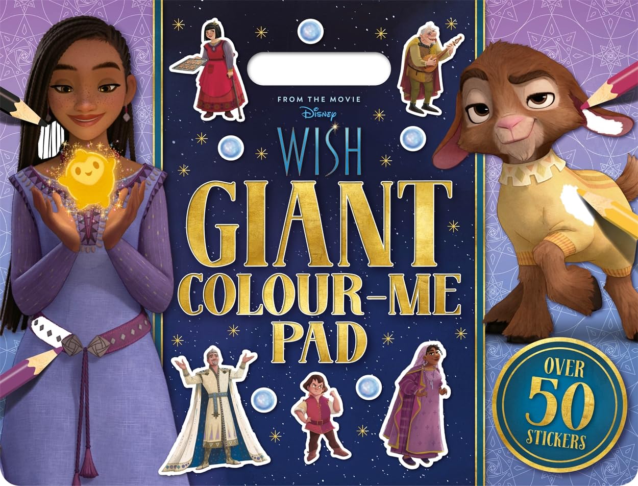 Disney Wish: Giant Colour-Me Pad (From the Movie)