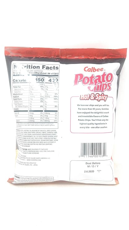 Calbee Potato Chips 4 Packs (Bundle)