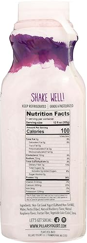 Miniatura 2 de PILLARS Yogur griego bebible de bayas mixtas, 12 FZ