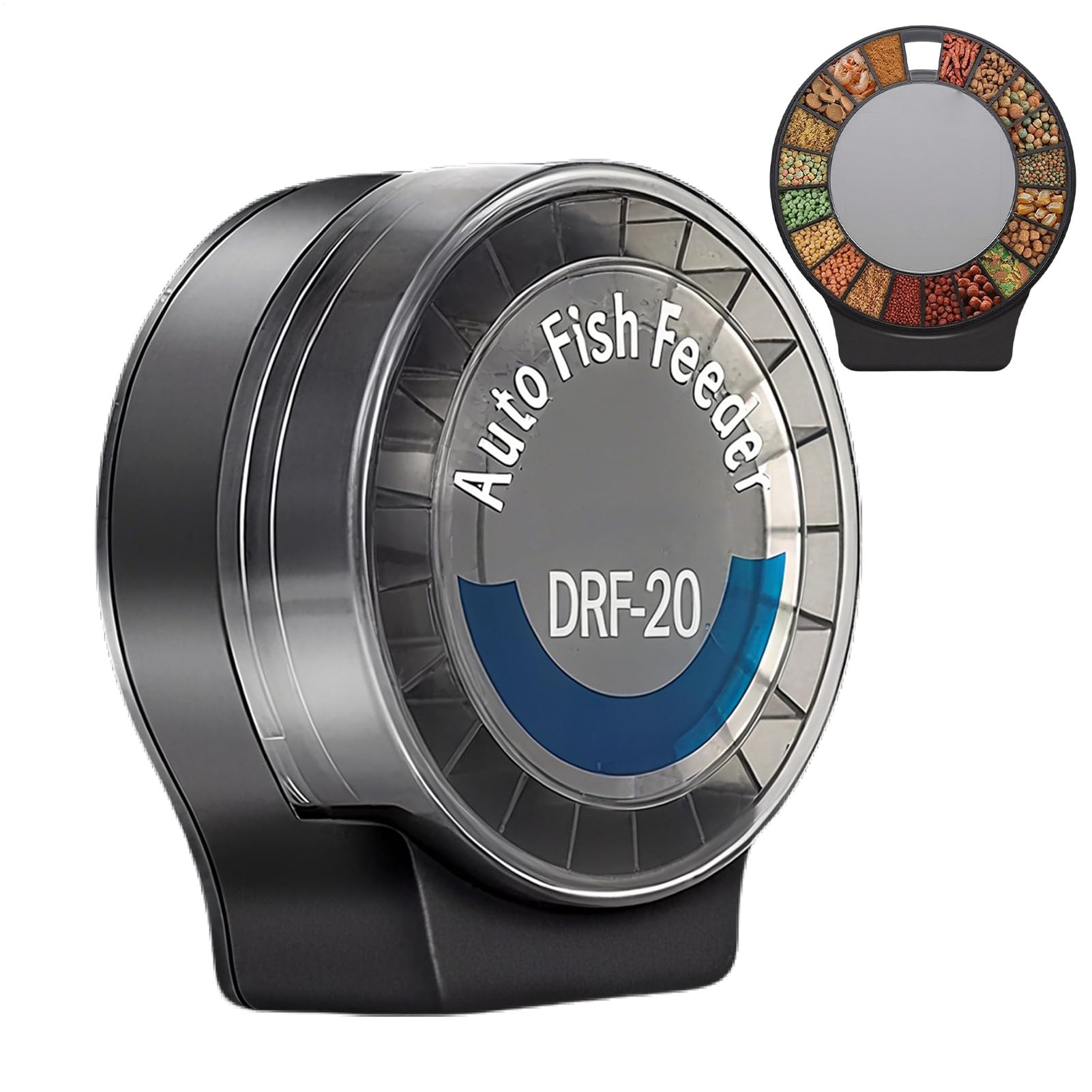 Nourrisseur Automatique pour Poissons Distributeur Automatique d'Aquarium | Grand Capacité pour Bac à Poissons pour Tortues Betta Tétards