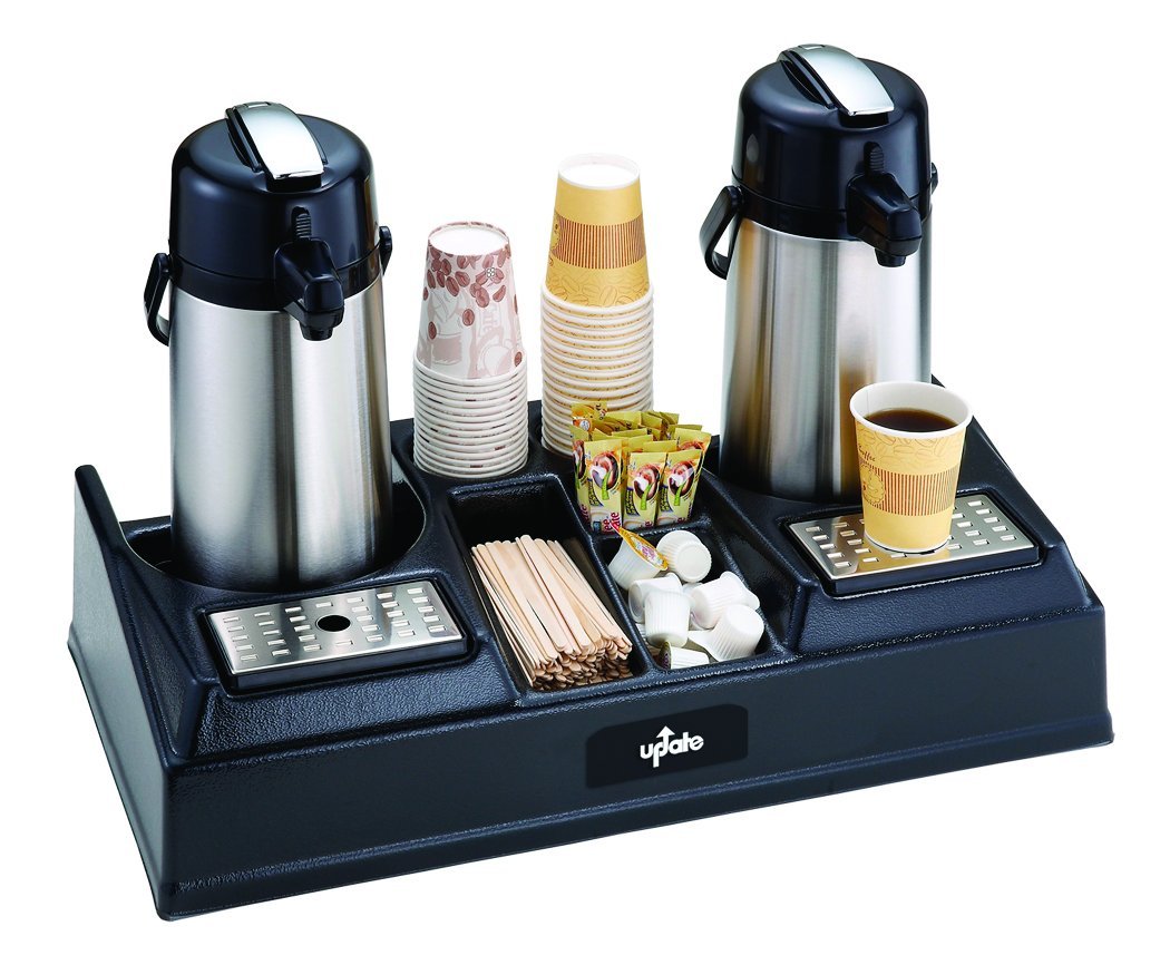 Plastic 2 Pot Airpot Station Coffee Servers Teapots