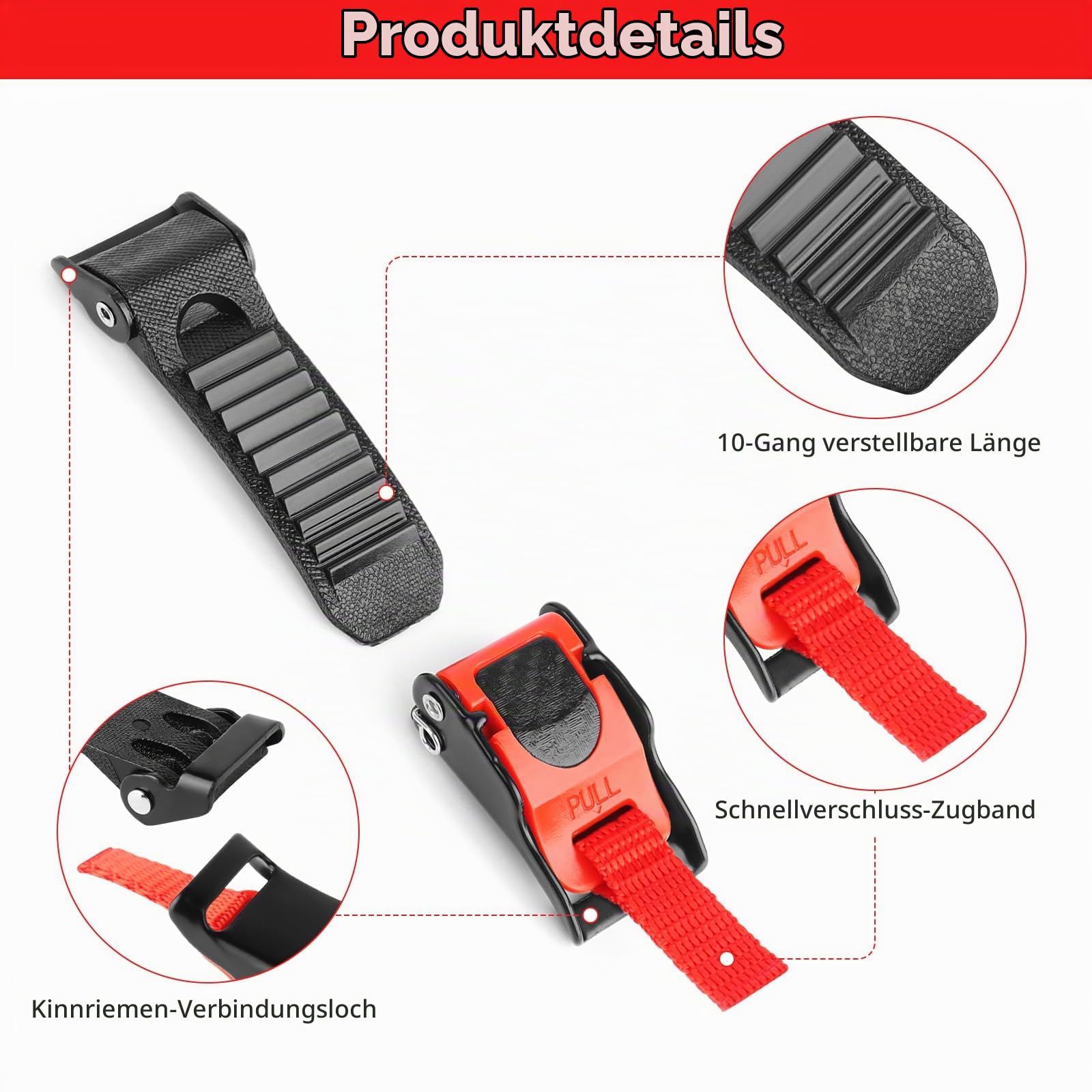 2 Stück Fahrradhelm Verschluss Helm Verschluss Motorradhelm Schnellverschluss Helmschnalle Gurtschnalle Fahrradhelm Ersatzteile Helmet Release Buckles 