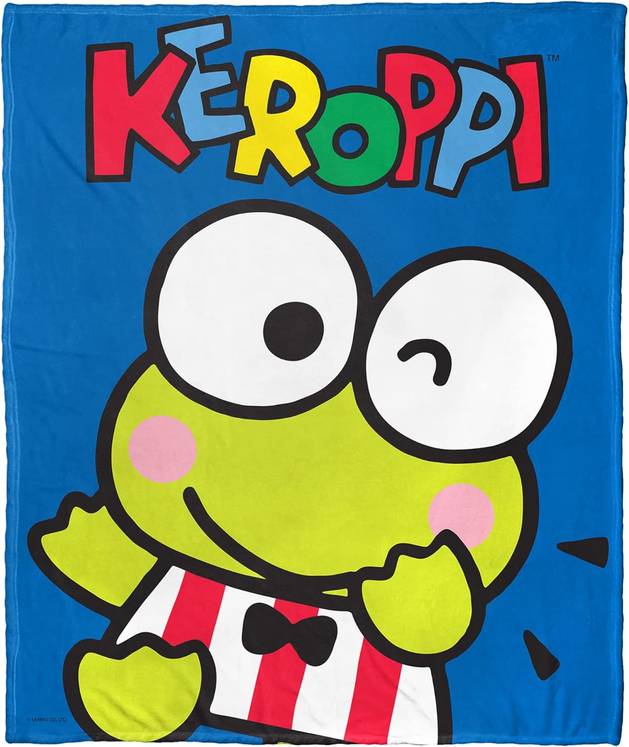 Northwest Keroppi Silk Touch Throw Blanket, 50" x 60", Keroppi Time