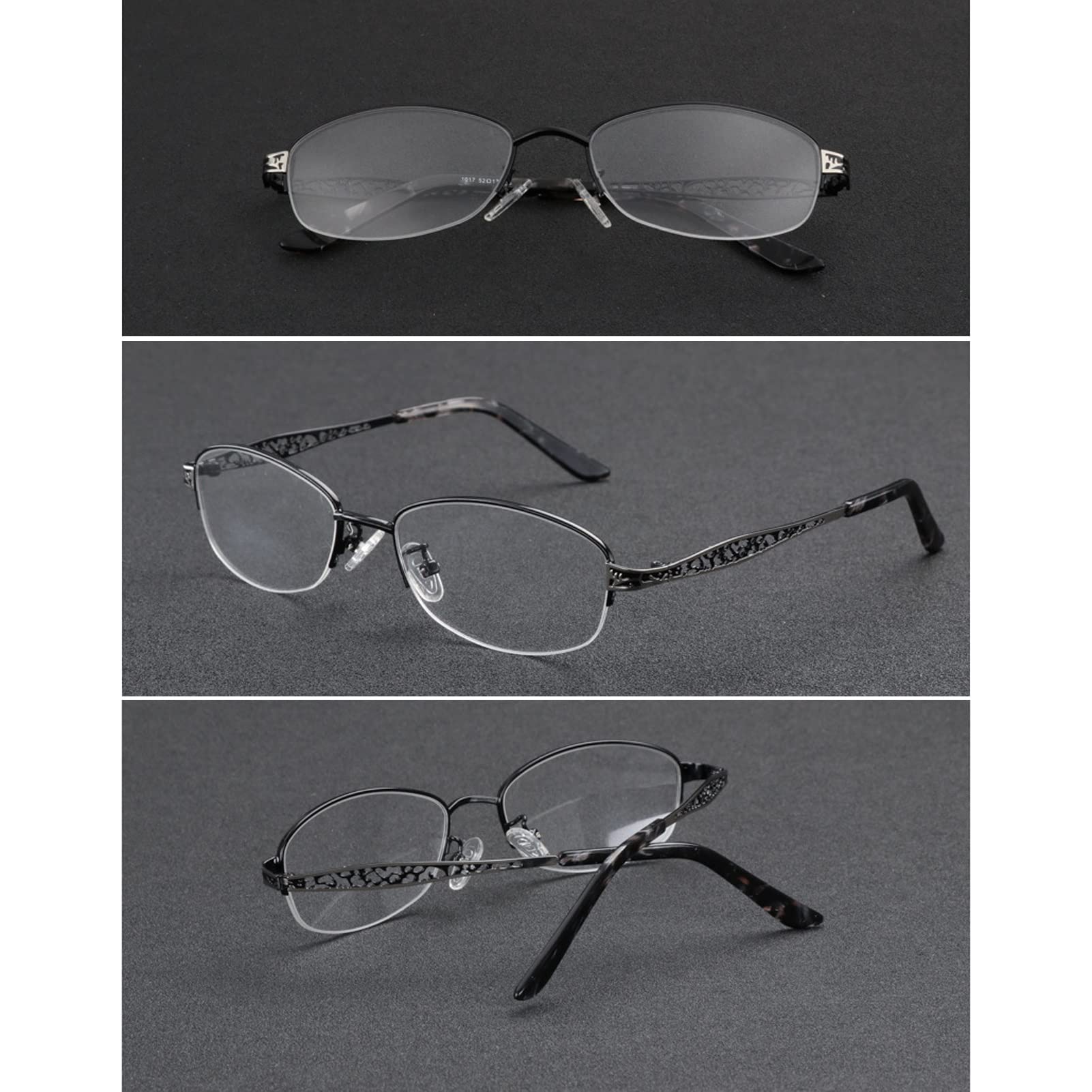 Fotochromowe progresywne wieloogniskowe okulary do czytania okulary przeciwsłoneczne okulary UV400 okulary przeciwsłoneczne, dla mężczyzn kobiet (kolor: Czarny, rozmiar: +150)