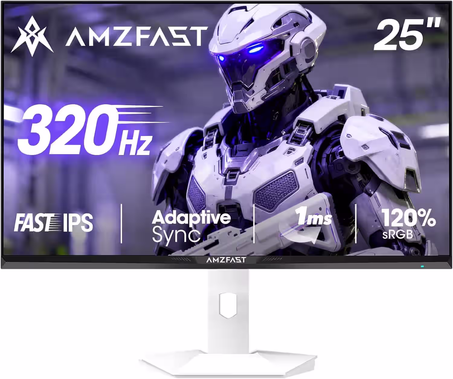 Amzfast Gaming 25 Zoll FHD Flach FHD/320Hz/HDMI*2+DP*2