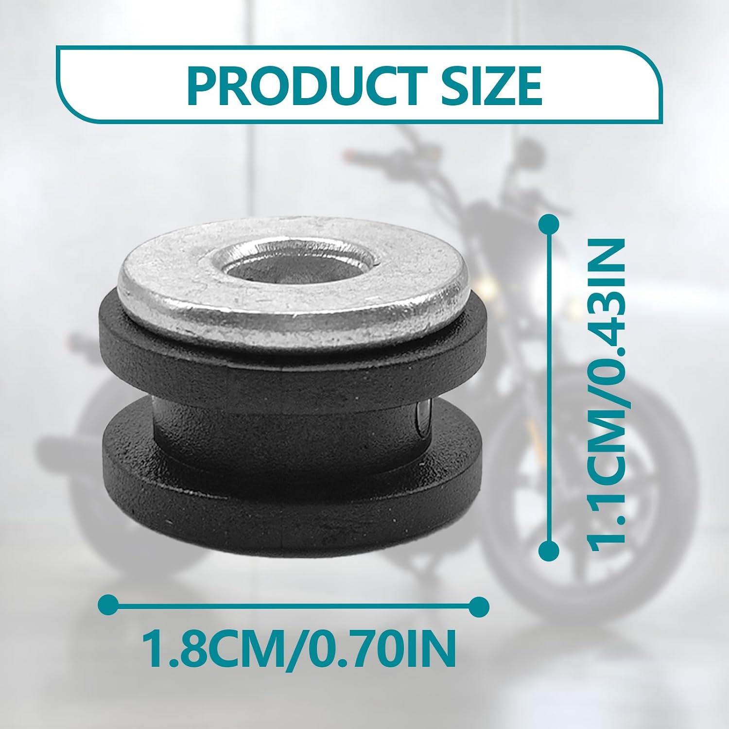 Gas Fuel Tank Rubber Grommets Bushing Kit for FXWG 1985-1986, Springer Harley Softail 1984-1999, Springer Bad Boy Fatboy FXWG 1985-1986