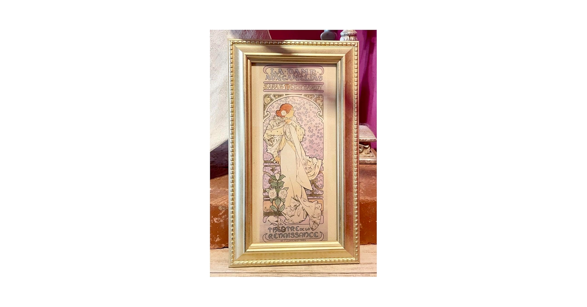 Alfonse Mucha アルフォンス・ミュシャ　額縁つきレプリカアート Alfonse Mucha アルフォンス・ミュシャ 額縁つきレプリカアート