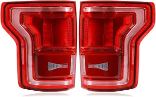 블라인드 스팟 어셈블리가 있는 LED 후미등 | 2015-2017 포드 F150 킹 랜치 라리엇 플래티넘 XL XLT 2016-2017 리미티드 SSV, HL3Z13405D HL3Z13404D와 호환 가능