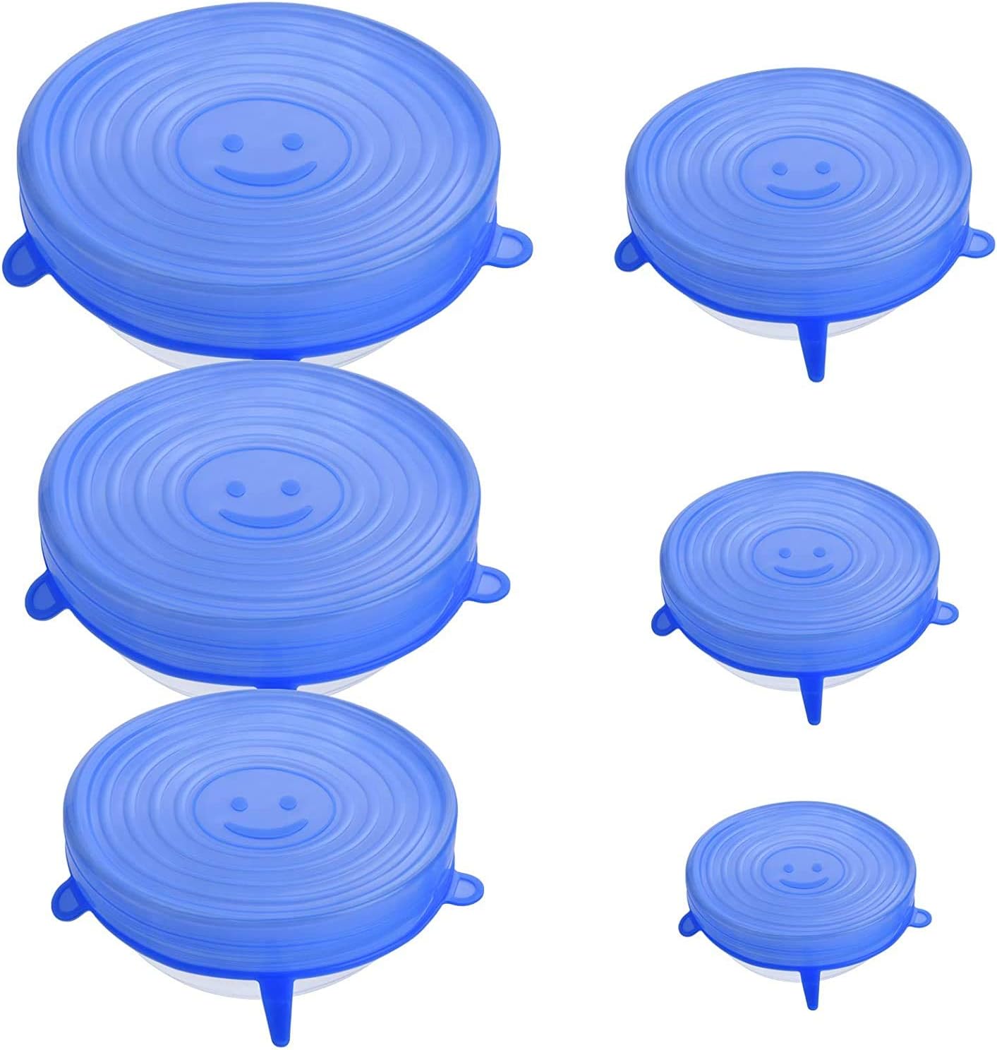 Silicone Reusable Safety Stretch Lids , Multicolour