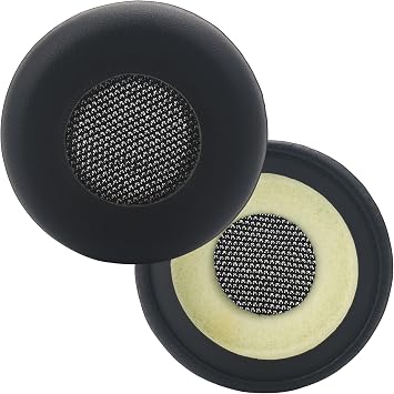 Evolve 65 Ear Pads Replacement Ear Cushions Compatible with Jabra Evolve 65/40/30/20, Evolve 65UC/65MS/40UC/40MS/30US/30II/20SE/20UC/20MS Headset Noise Isolation Memory Foam Earpads Earmuffs - Black