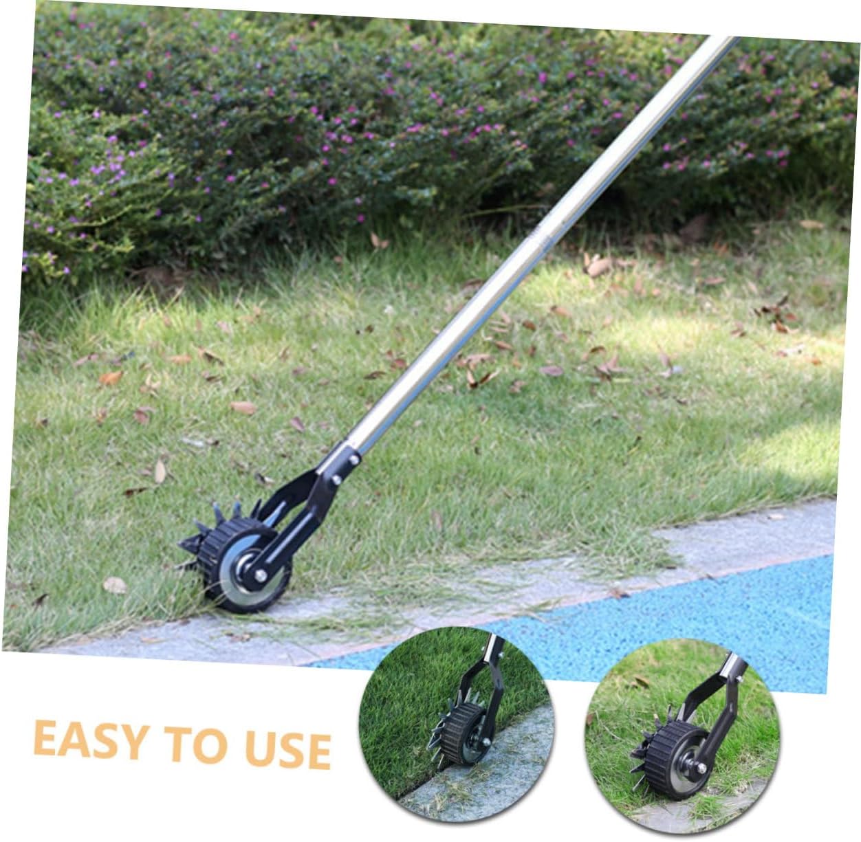 1set Manual Lawn Trimmer Wheel Rotary Edger Practical Grass Edging Tool for Clean Lawn Borders Lightweight and Portable Maintenance Equipment