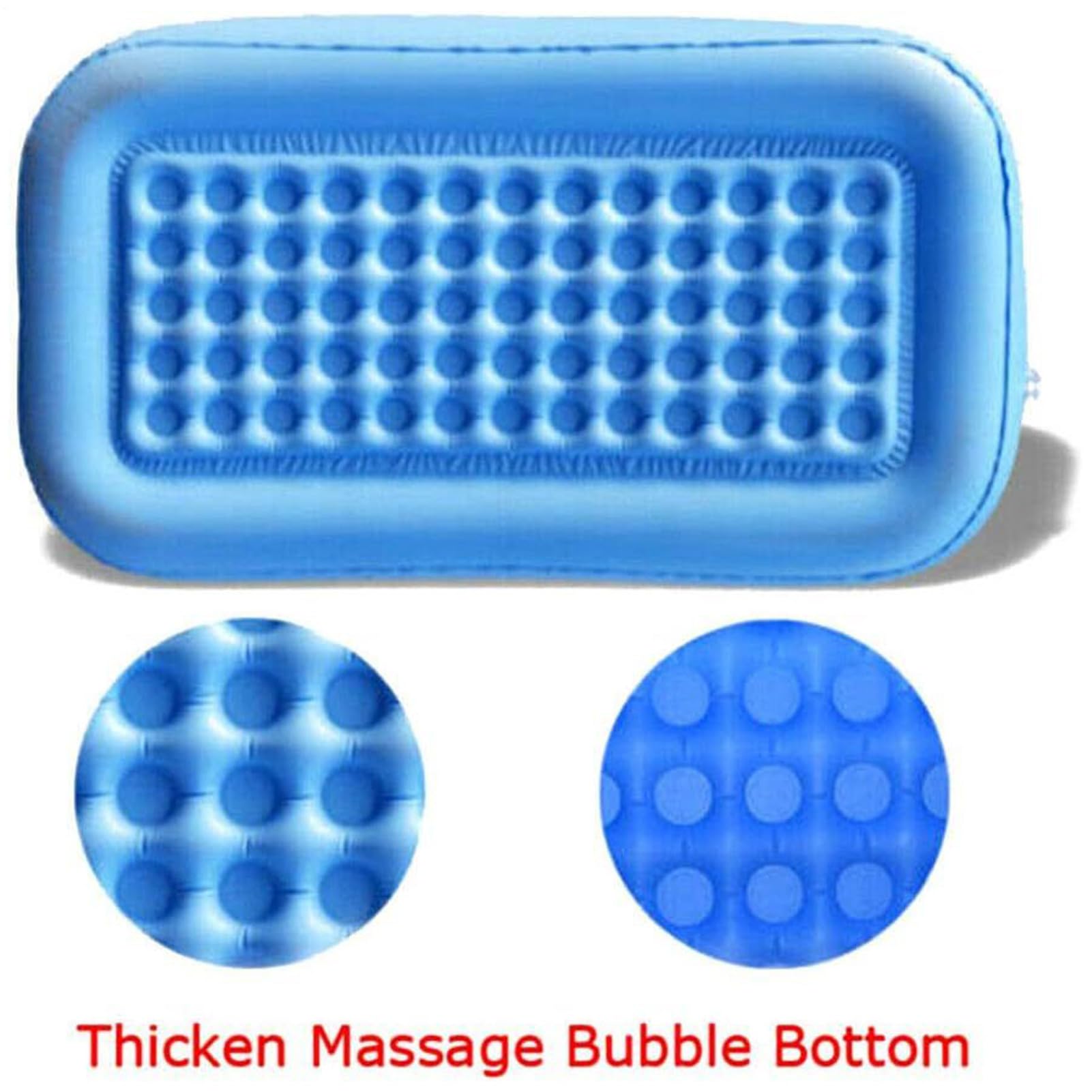 Aufblasbares Bad – Aufblasbare Badewanne für Erwachsene, PVC, faltbar, mit integriertem Kissen | faltbare Badewanne, Badzubehör für Frauen, Mädchen, , Jugendliche, , Herren, Mädchen